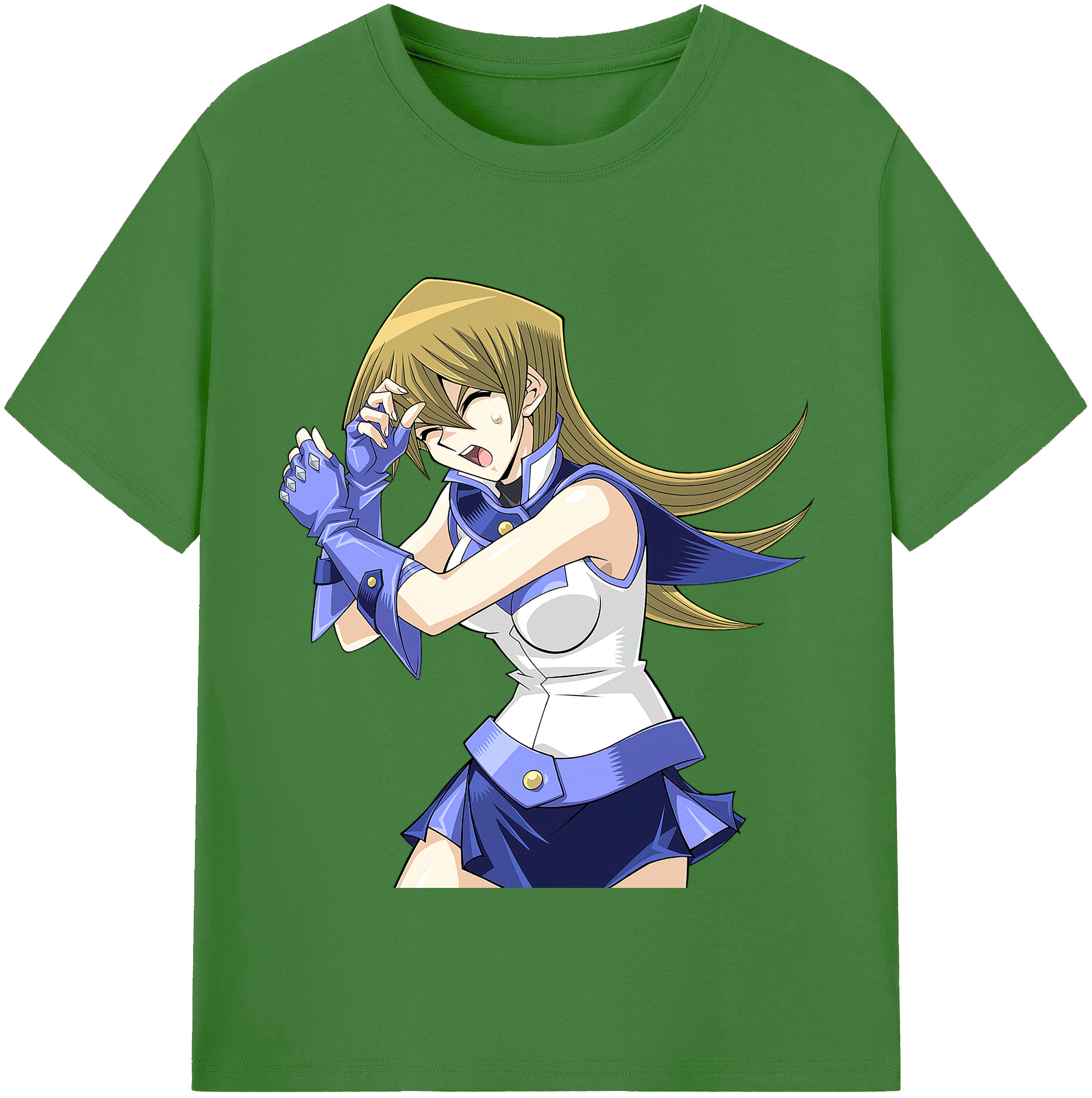 （画像用） 遊☆戯☆王 Yu-Gi-Oh! レディースカジュアルプリントTシャツ（綿100％）